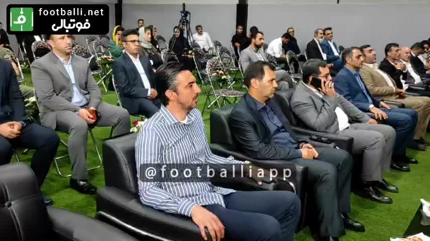 حضور رحمتی در مراسم افتتاحیه مجموعه ورزشی حسینی
