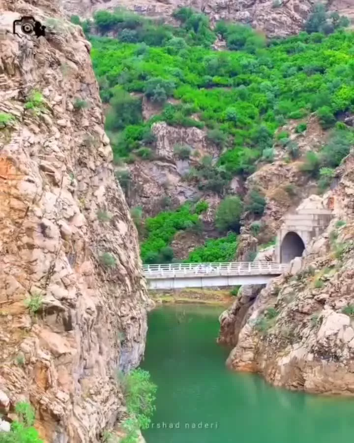 پل در روستای هجیج شهرستان پاوه
