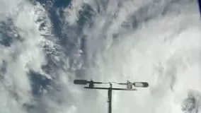 رصد طوفان نیکول از ماهواره و بزرگی این طوفان