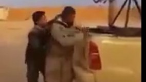 یک سرباز عراقی که حتی نمیتواند سوار ماشین دوشکا شود