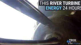 تامین انرژی از جریان رودخانه به وسیله‌ی توربین آبی قابل حمل