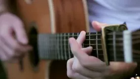 گیتار نوازی فینگر استایل فوق العاده زیبا..