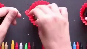 دو کاربرد هنری مداد شمعی 