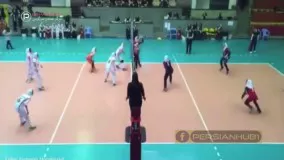 ویدیویی از والیبال زنان ایران