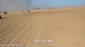 حمله هلی کوپترهای ارتش عراق به انتحاری داعش در تلعفر