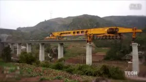 ساخت پل در چین با ماشین غول پیکر SLJ 900/32