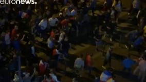 تماشاگران فوتبال اینبار در شهر لیل آشوب به پا کردند