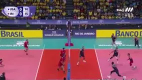 لیگ جهانی والیبال 2016 - آمریکا 3 - 1 ایران