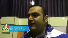 اشک های بهداد سلیمی بعد از حق خوری هیئت ژوری در وزنه برداری (المپیک ریو 2016)