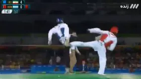 پیروزی مهدی خدابخشی مقابل هندوراس در تکواندو (المپیک ریو 2016)