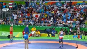 پیروزی حسن یزدانی مقابل روسیه و کسب مدال طلا (المپیک ریو 2016)