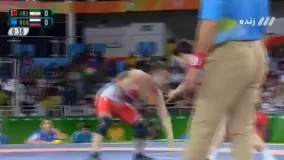 پبروزی حسن رحیمی مقابل روسیه و صعود به نیمه نهایی (المپیک ریو 2016)