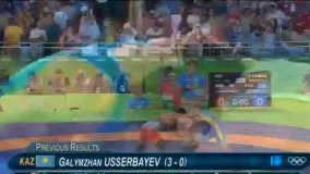 پیروزی مقتدرانه حسن یزدانی مقابل قزاقستان و صعود به فینال (المپیک ریو 2016)