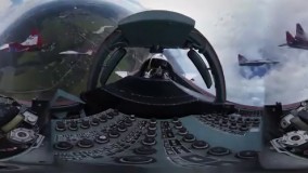 فیلم 360 درجه کامل از تیم اکروبات هوایی روسیه