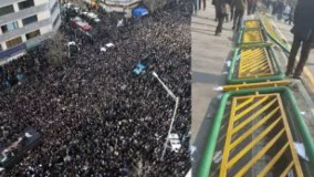 بین ۳ تا ۴ میلیون نفر-تخمین جمعیت شرکت کننده در تشییع هاشمی رفسنجانی 