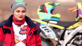 اولین دختر موتور ریس سوار ایران و اولین سازنده دیجیریدو