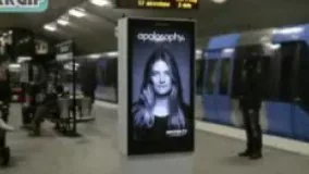 خلاقیت تبلیغاتی جالب در ایستگاه مترو 