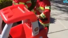 عملیات جالب آتش نشانی کودکان 