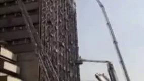 ویدئویی جدید از لحظه تخریب ساختمان پلاسکو از نمایی نزدیک