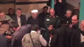  برگزاری مراسم ارتحال آیت الله هاشمی رفسنجانی با حضور رئیس جمهور در جماران