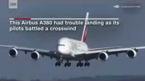 طوفان خلبان ایرباس A380 در فرودگاه بین المللی دوسلدورف آلمان را به زحمت انداخت