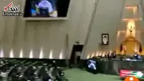 فیلم/ جدل لفظی دلخوش و لاریجانی در صحن علنی مجلس