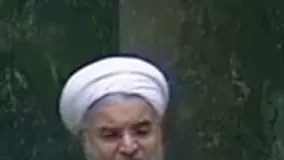 فیلم/ روحانی: برای دفاع از خود هر سلاحی می سازیم و از استفاده از آن تردید نخواهیم کرد