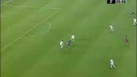 اولین گل رسمی مسی در بارسلونا