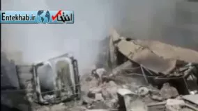 فیلم/ بمب‌های جنگنده‌های آمریکایی بر سر مردم شهر رقه سوریه