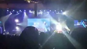 آخرین خداحافظی مرتضی پاشایی روی صحنه کنسرت با طرفدارانش