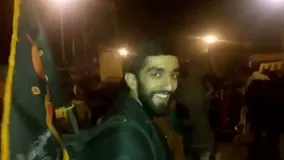 کلیپی از حضور شهید حججی در پیاده روی اربعین حسینی در کربلا