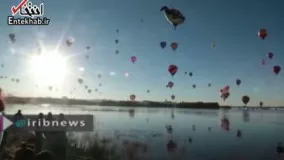 فیلم/ پرواز بالن های عجیب در جشنواره بالون ها در مکزيک