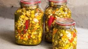 ترشی مخلوط  Mixed Vegetable Pickles