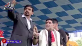 فیلم/ رونمایی از مجسمه مارادونا در هند