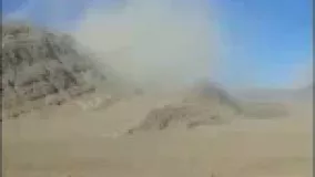 فیلم/ کوههای هجدک کرمان لحظه زلزله ۶.۲ ریشتری