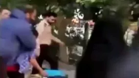 فیلم/ واکنش شهرداری به ضرب و شتم دستفروش خیابان ولیعصر