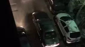 فرار مردم پس از زمین لرزه ۵.۲ ریشتری تهران 