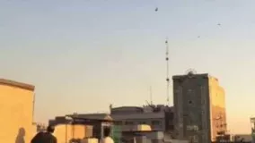 شلیک هوایی به پهباد در تهران