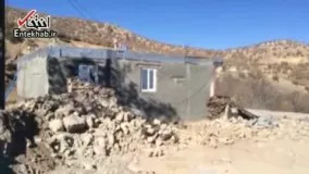 ️نمونه ای از خانه های نوساز که در زلزله کرمانشاه آسیب ندیدند