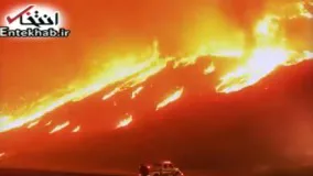  فیلم/ آتش‌سوزی وسیع در جنگل‌های کالیفرنیا