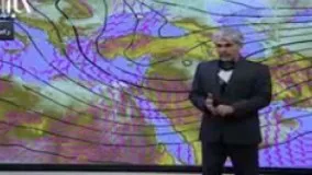 پیش بینی متفاوت کارشناس هواشناسی در تلویزیون
