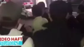 استقبال طرفداران ایرانی ازژاوی؛ ژاوی با خودروی پلیس رفت
