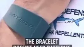 این دستبند کوسه ها را می ترساند!