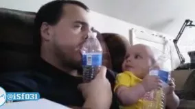 وقتی بچه رو با باباش تنها میذاری