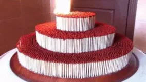 کیک چوب کبریت