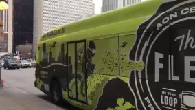نخستین اتوبوس برقی ناوگان حمل و نقل عمومی شیکاگو 