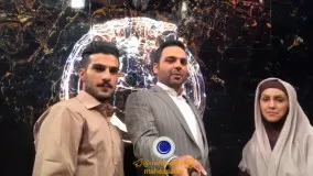 ویدیو سلفی احسان علیخانی با نسترن و محمد