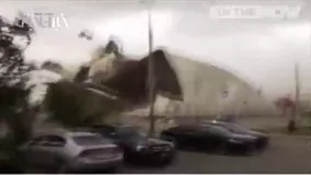 طوفان شدید در مسکو روسیه