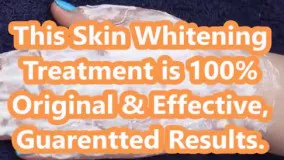سفید کننده پوست، درمان 100٪  پوست روشن به طور طبیعی درخانه