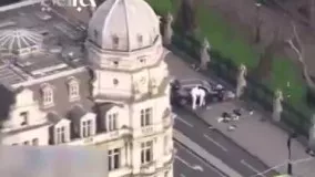 فیلم هوایی از خودروی عامل تروریستی حمله به نمازگزاران نزدیک مسجدی در فینسبری لندن